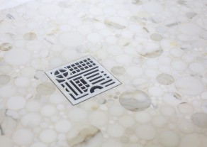shower drain and tile